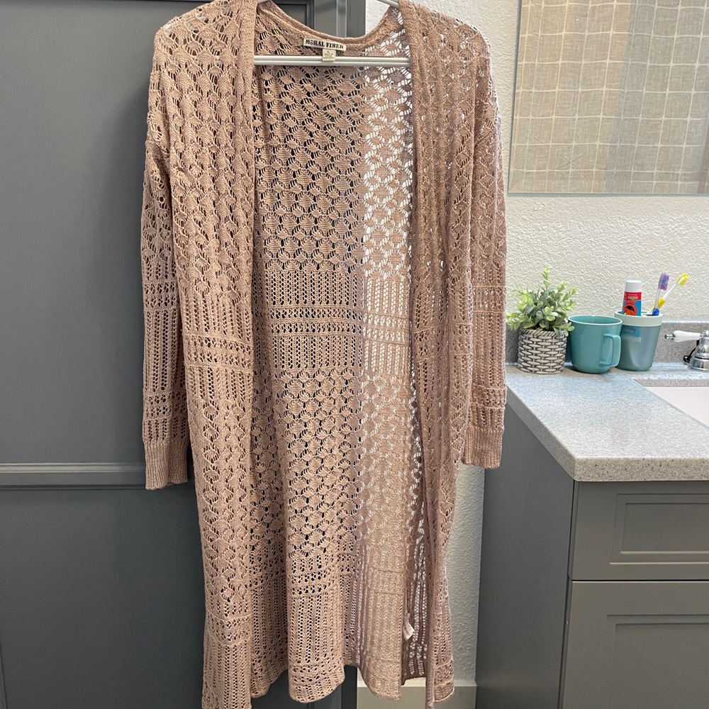 Moral Fiber knitted cardigan